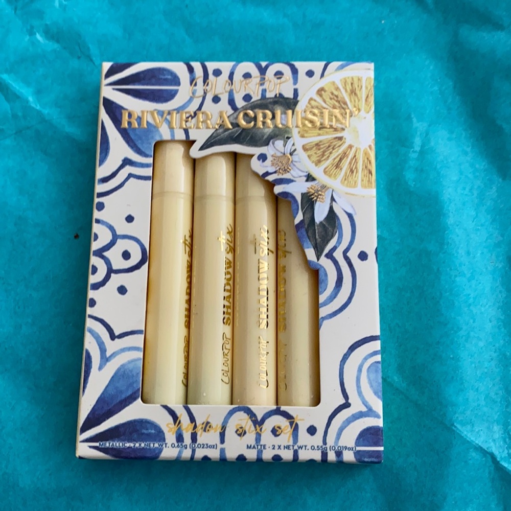 Colourpop Riviera Cruisin’ Shadow Stix Set